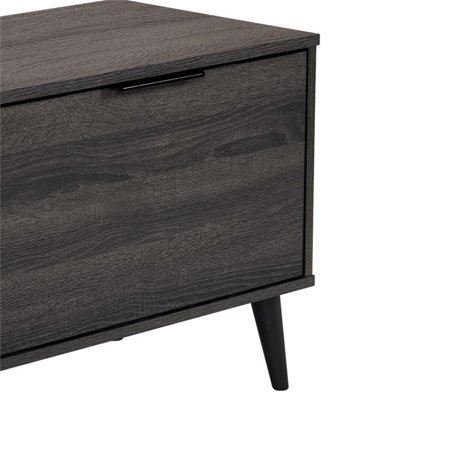 CorLiving - Cole Collection TV Stand with Cabinets for Most TVs up to 85" - Dark Gray