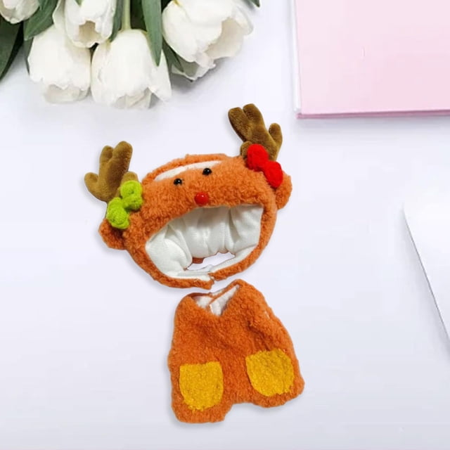Sombrero de moda CUTICAT 2 piezas para muñecas 15 a 17 CM marrón