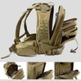 thumbnail image 4 of 50L Large Capacity Men Backpack Outdoor Waterproof Rucksack Hiking Camping Hunting Bags Light Brown, 4 of 7