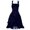 Blue, variant on LEKODE Gothic Dresses for Women Renaissance Dress Women Steampunk Dress Cocktail Dress Renaissance Dress Long Dress Cocktail Dresses for Women Blue L