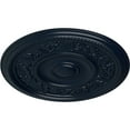 thumbnail image 3 of Ekena Millwork 16 1/8"OD x 3/4"P Tyrone Ceiling Medallion (Fits Canopies up to 6 3/4"), Hand-Painted Midnight Dream, 3 of 6