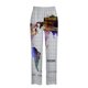 thumbnail image 4 of ICHUANYI Clearance Women's Casual Trousers Loose Printed Elastic Waist Long Pants With Pocket(Black, XXL) ICHUANYI WER2023080901014, 4 of 5