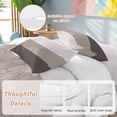 thumbnail image 4 of Dark Brown Pink Full Size Comforter Set, Retro Flower Pattern Ethnic Style Abstract Bedding for All Seasons, 4 Pcs Bed Set, 1Quiltcover (86"x86") ,1Sheet(80"x116"), 2Pillowcases (30"x20"), 4 of 9