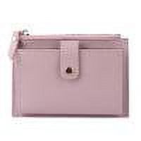 Portefeuille Multi-Emplacements en Cuir PU pour Femmes (Violet)