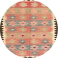 thumbnail image 1 of Ahgly Company Machine Washable Indoor Round Contemporary Chestnut Red Area Rugs, 6' Round, 1 of 7