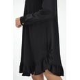 thumbnail image 4 of Vestido con olan Roman Fashión /Juvenil, 1270 (Negro) negro CH Roman Fashion V-ST-1270-NEGRO, 4 of 6