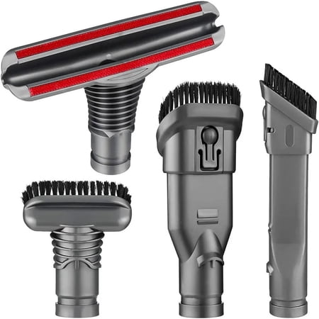 4 Pack Replacement Attachments Tools Kit for Dy*son V6 DC35 DC44 DC58 Attachments Home Cleaning Tools Brush
