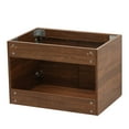 thumbnail image 3 of WindBay Wall Mount Floating Bathroom Vanity Sink Set. Rustic Brown Vanity, White Integrated Sink Countertop - 29.25", 3 of 5