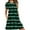 Green, variant on Wancir Summer Dresses for Women 2024 Beach Floral Sundress Short Sleeve Pockets Casual Tshirt Dress