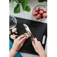 thumbnail image 2 of Dura Living Forged 7 Inch Santoku Knife - Razor Sharp Kitchen Cutting Chopping Knife, Professional High Carbon Stainless Steel Cooking Knife for Meat, Vegetables, and Fruits, Grey, 2 of 7