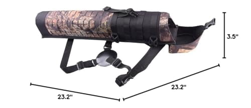 UNISTRENGH Multifunctional Tactical Arrow Quiver Single Shoulder Bag Hanging Belt Storage Cylinder Arrow Pot