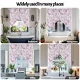 thumbnail image 6 of Swag Curtain Valances Maple Tree Pine Swag Valances for Kitchen Windows Watercolor Plants Purple Short Topper Curtains Valance Tier Pair for Kitchen Bedroom Living Room Bathroom 28"x36", 6 of 8