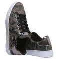 thumbnail image 4 of Guess Razz 2 Active Women's Lace Up Stud Logo Sneakers In Olive Size 8.5, 4 of 6