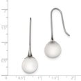 thumbnail image 3 of Stainless Steel with Glass Ball Shepherd Hook Earrings, 3 of 3