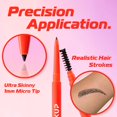 thumbnail image 2 of Lápiz para cejas Makup Beauty Skinny Brow a prueba de agua negro, 2 of 4