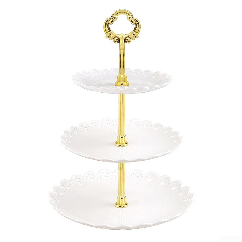 2 Tier wood and porcelain Cake Stand for Weddings and functions free post in uk