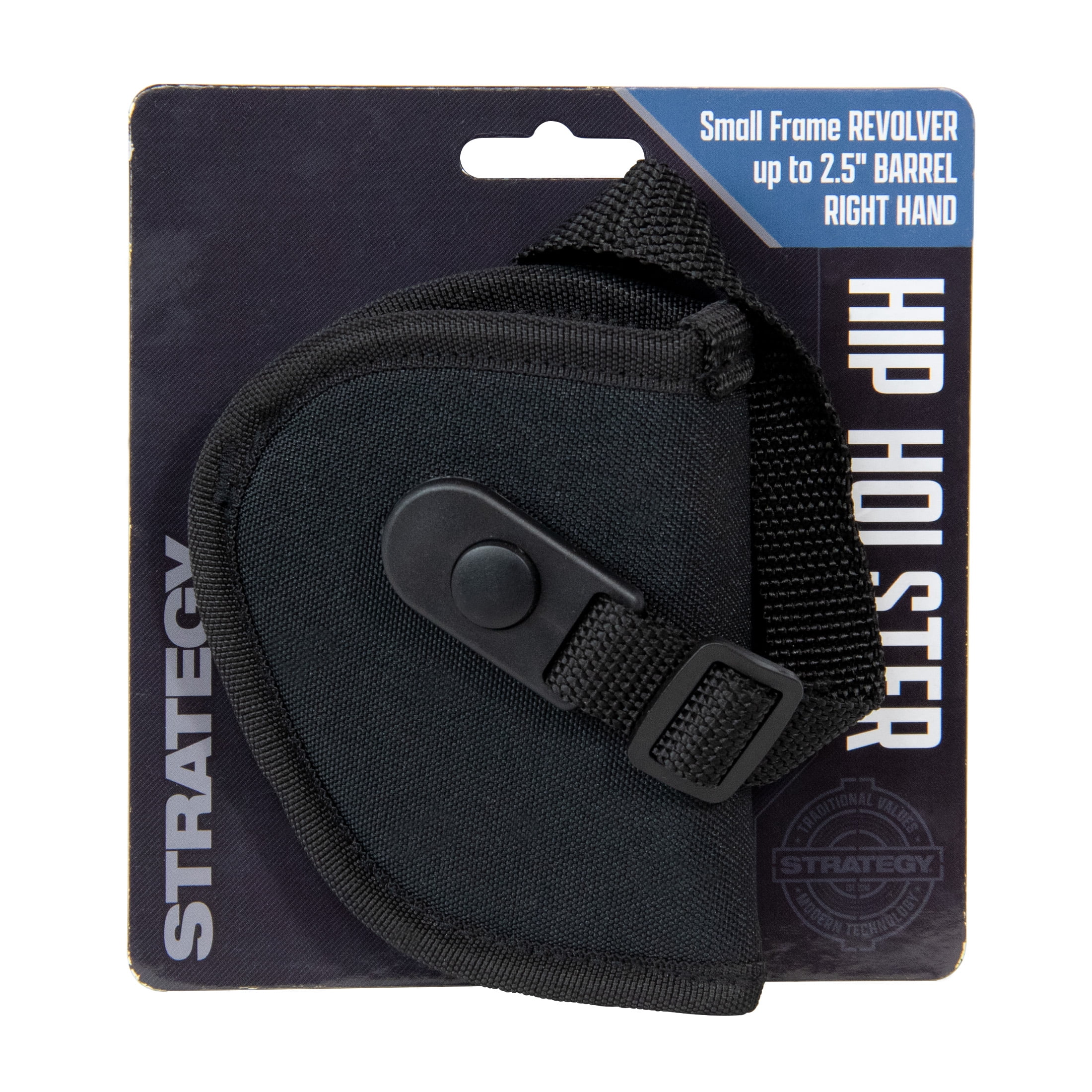 Strategy Brand Small Frame Polyester Revolver Holster, Fits up to 2.5 in Barrel, Right Dexterity