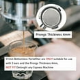 thumbnail image 4 of 51mm Bottomless Portafilter for Homix Espresso Machine, Portafilter Filter Basket Espresso Accessories, 4 of 8