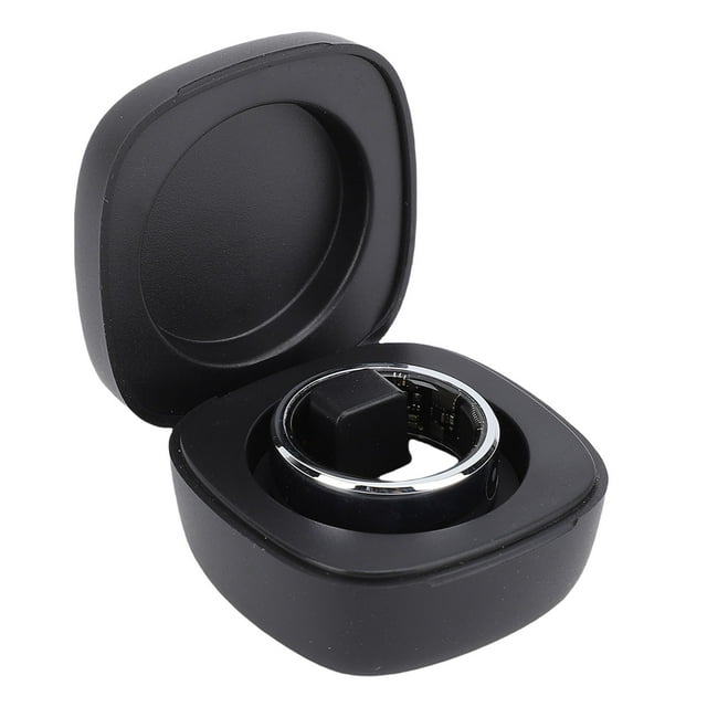 Fitness Tracker Ring, Smart Ring Color Screen Water Proof Multiple Sports Modes APP Connection Touch Button for Climbing Cycling Running Size 8 ID 17.7mm / 0.70in, Circumference