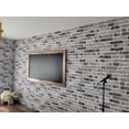 thumbnail image 6 of 3D Wall Panels, Natural Brick Effect Styrofoam Wall Paneling, Wall Cladding Panel (set of 9 Covers 48 sq ft), 6 of 11