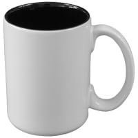 INTBUYING Tasse Bicolore 15oz 36 Pcs Tasse Vierge Impression par Sublimation Tasses à Café et Thé à Pression à Chaud 15oz