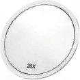 thumbnail image 4 of Large 20X Magnifying Suction Cup Mirror for Bathroom and Vanity Use, 16.2cm Makeup Mirror with Strong Suction Cups, 4 of 5