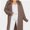 Khaki, variant on Women's Oversized Slouchy Knit Chunky Open Front Sweater Coat