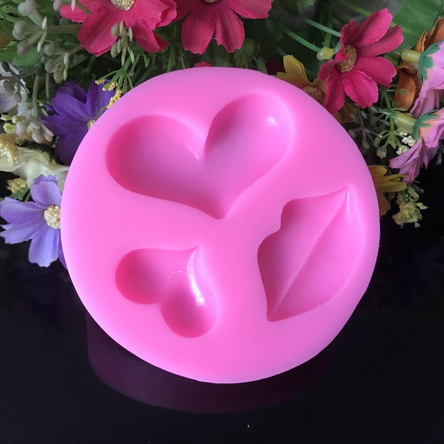 TIMIFIS Disc Rack Sweet Cake Mold Tanabata Valentine's Day Lips Chocolate Baking DIY Kitchen Gadgets