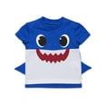 thumbnail image 2 of Pinkfong Baby Shark Toddler Boys Cosplay T-Shirt and Shorts Outfit Set Newborn to Little Kid, 2 of 4