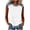 White, variant on yillto Womens Shirts Color Block Short Sleeve Crewneck Loose Summer Tee Fashion Trendy Tshirts