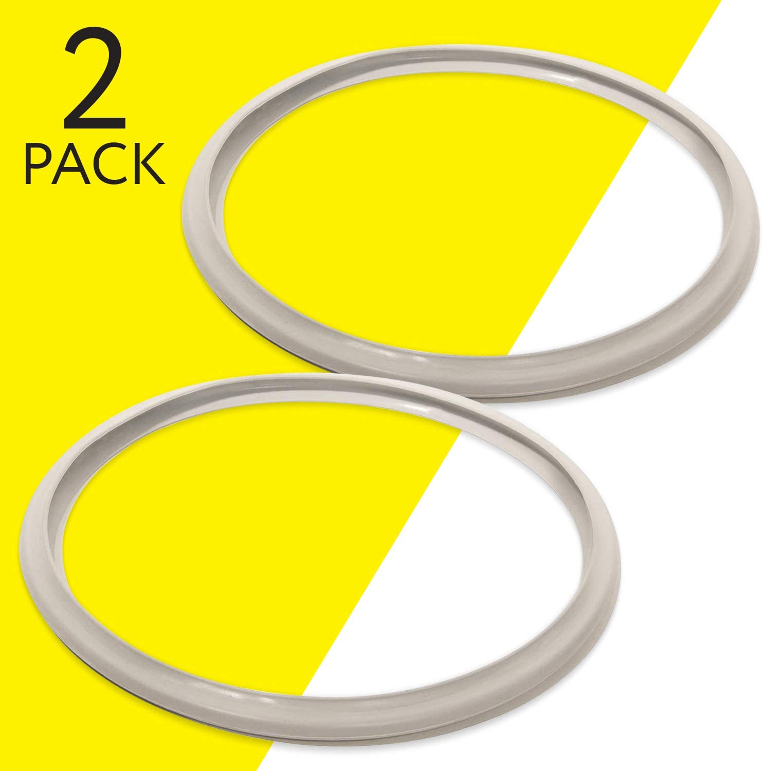 Impresa - 10 inch Fagor Pressure Cooker Replacement Gasket - Fits Many 8 and 10 Quart Fagor Stovetop Models (2 Pack) - image 5 of 5