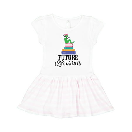 

Inktastic Future Librarian Girls Reading Job Gift Toddler Girl Dress