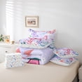 thumbnail image 5 of Homewish Kawaii Butterfly Lover Twin Bedding Sets 7-Piece for Kids, Rustic Leaf Plant Bedding Comforter Set, Cute Cartoon Animal Reversible Sheet Sets, Breathable Home Decor, 5 of 7