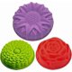 thumbnail image 1 of Set of 3 Flower-Shaped Silicone Molds for Crafting and Baking, 1 of 5