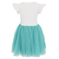 thumbnail image 3 of Unique Baby Girls PreK Preschool Mermaid Back To School Ruffle Tutu Dress (18m), 3 of 6