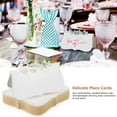 thumbnail image 3 of 50 pcs Wedding Place Cards Small Tent Cards Table Cards Butterflies Place Cards, 3 of 8