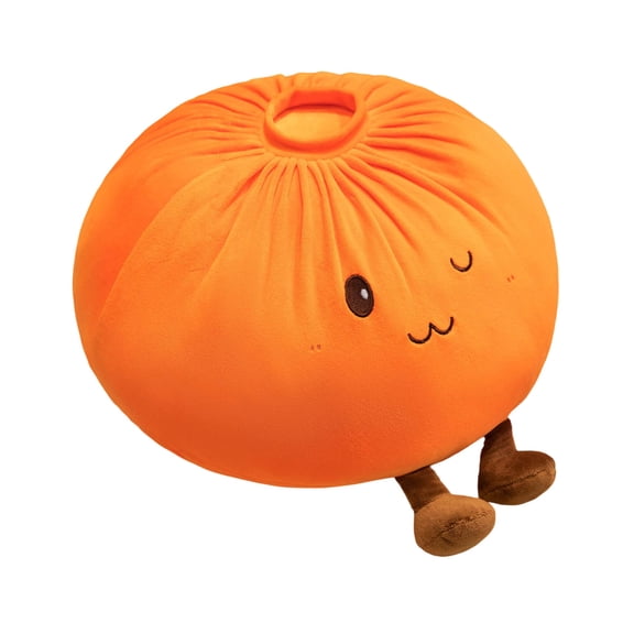Cute Bao Bun Plush Pillow Soft Stuffed Dumpling Toy Hugging Cushion for Kids Adults and Home Decor