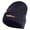 Navy, variant on Blue Tongued Skink Embroidered Big Size Superior Cotton Long Knitting Beanie - Black XL-3XL