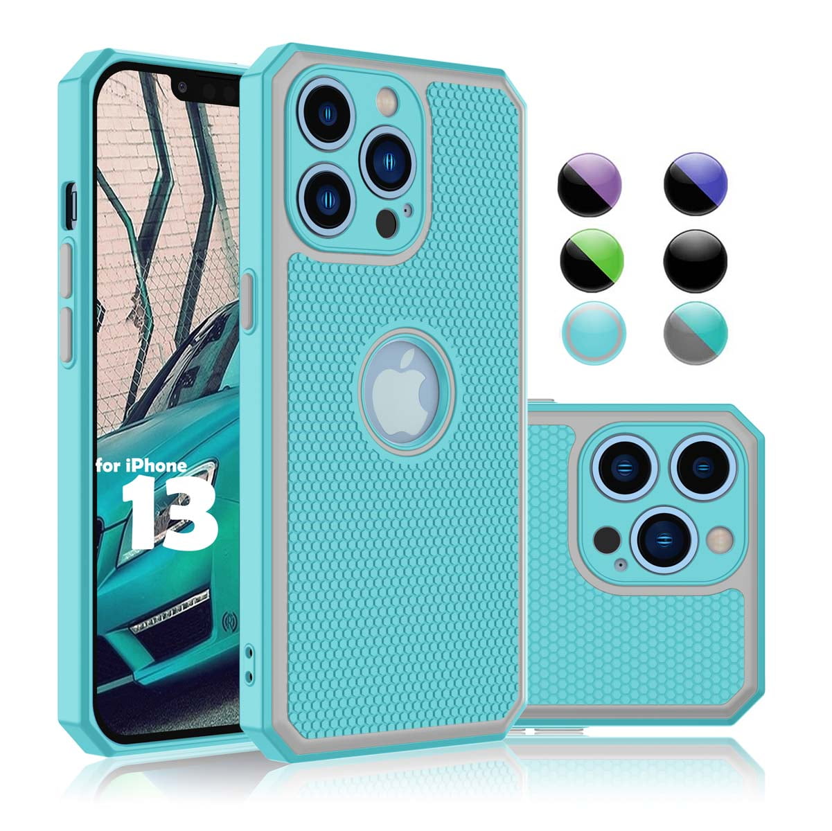 iPhone 13 Case, Case Cover for iPhone 13 6.1", Njjex Shock Absorbing