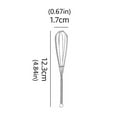 Hand Whisk With Spring Handle Egg Whip Mini Mixer Whisk