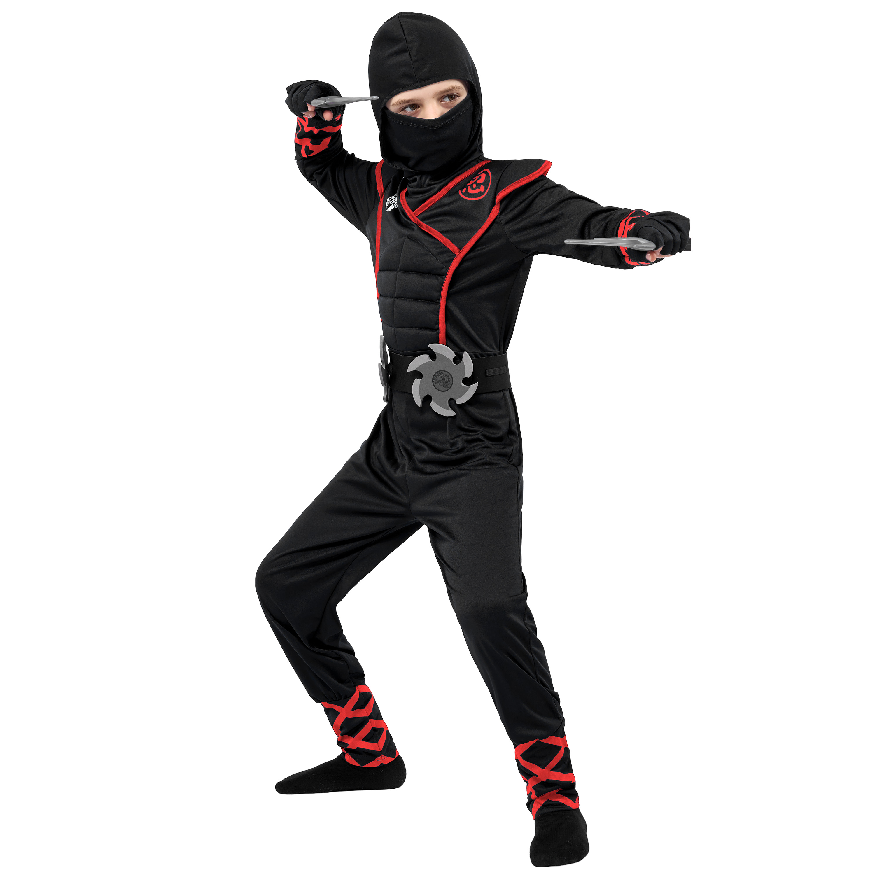 Joyfy Deluxe Ninja Costume for Kids Ages 3 and Up photo 5