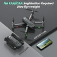 thumbnail image 6 of Drones with Camera for Adults 4k, Wefone WF30 GPS Foldable Drone for Beginners, Auto Return Home, Brushless Motor, 5G Transmission, 2 Batteries, Black, 6 of 12