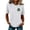 White, variant on Posijego Womens St Patricks Day Shirts Clover Graphic T-Shirts Summer Casual Short Sleeve Pullover Tee Tops for Women
