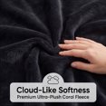 thumbnail image 3 of Wearable Bat Blanket Hoodie, Plush Polyester Fleece Hooded Cape Wrap with Button Closure for Women Adult Halloween Lounging, 3 of 8