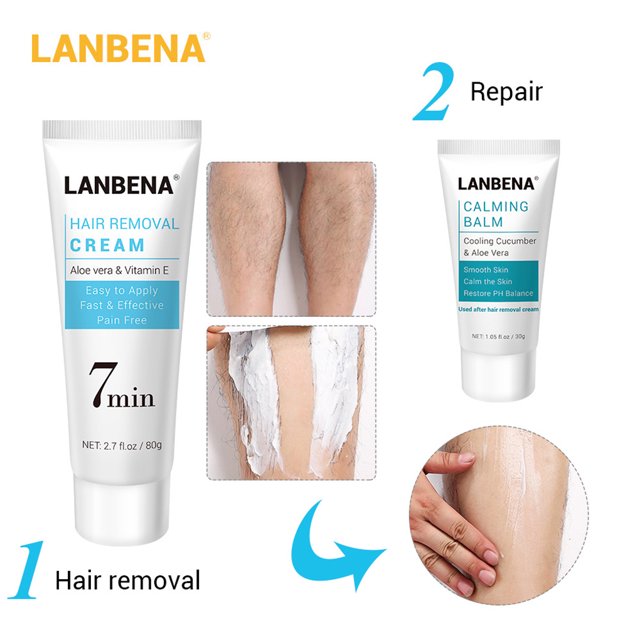 VONKY Hair Removal Calming Balm Cream Soothing Repairing Deep Moisturizing Natural Extract Body Care