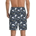 thumbnail image 6 of KLL Halloween A for Men's 1-Pack Shorts,Sleep Pajama Shorts for Men Soft Pj Shorts Men's Pajama Bottoms Sleepwear -Medium, 6 of 7