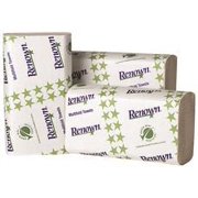 Renown C-Fold Paper Towels, Natural, 10 1/8'' X 13'', 2,400 Sheets Per Case