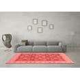 thumbnail image 3 of Ahgly Company Machine Washable Indoor Rectangle Oriental Red Traditional Area Rugs, 5' x 8', 3 of 4