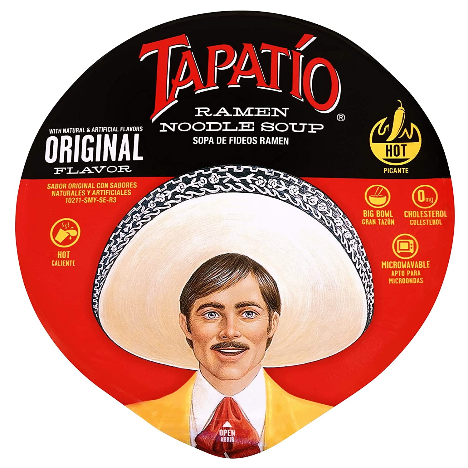 Tapatio Ramen Noodle Bowl 105g, Original Flavor (Bulk Case of 6)