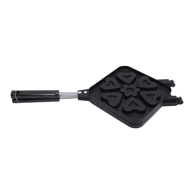 Maker Heart Shape Waffle Maker Pan Non Stick Double Sided Baking Pan Breakfast Maker Small Kitchen Appliances